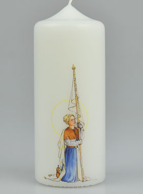 Bougie Cierge de Sainte Jeanne d'Arc (pic 1)