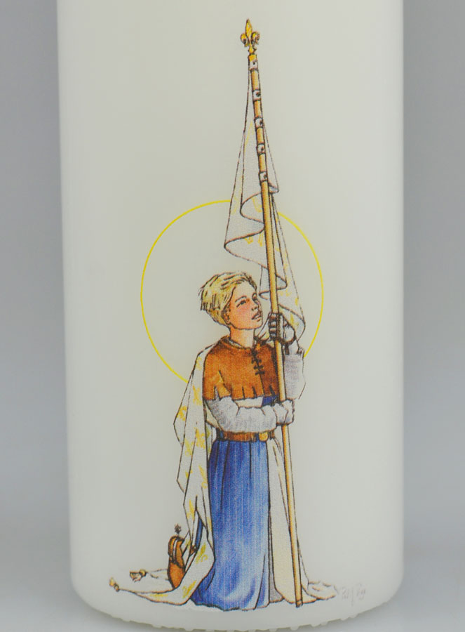 Bougie Cierge de Sainte Jeanne d'Arc (pic 3)