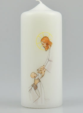 Cierge de Baptême - Baptisé par Jésus (pic 1)