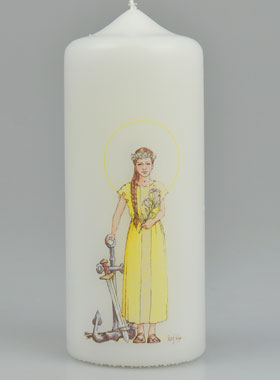Bougie Cierge de Sainte Philomène (pic 1)