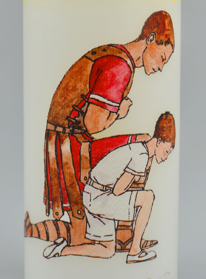 Bougie Cierge de Communion - Centurion et Garçon Blond (pic 3)