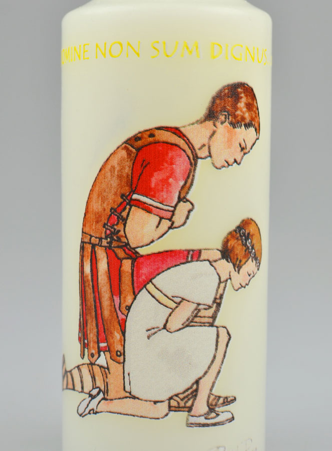 Cierge de Communion - Centurion et Fille Brune (pic 3)