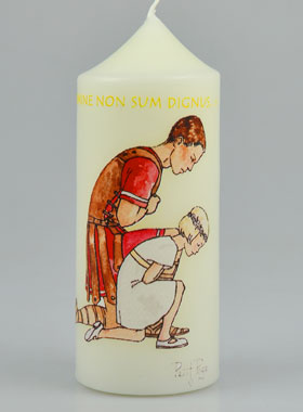 Bougie Cierge de Communion - Centurion et Fille Blonde (pic 1)