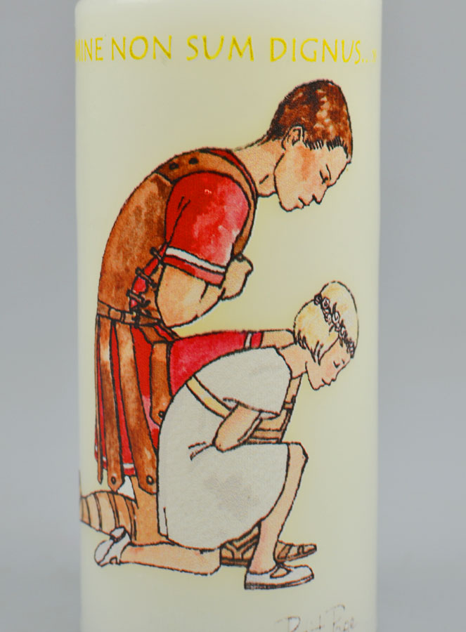 Bougie Cierge de Communion - Centurion et Fille Blonde (pic 3)