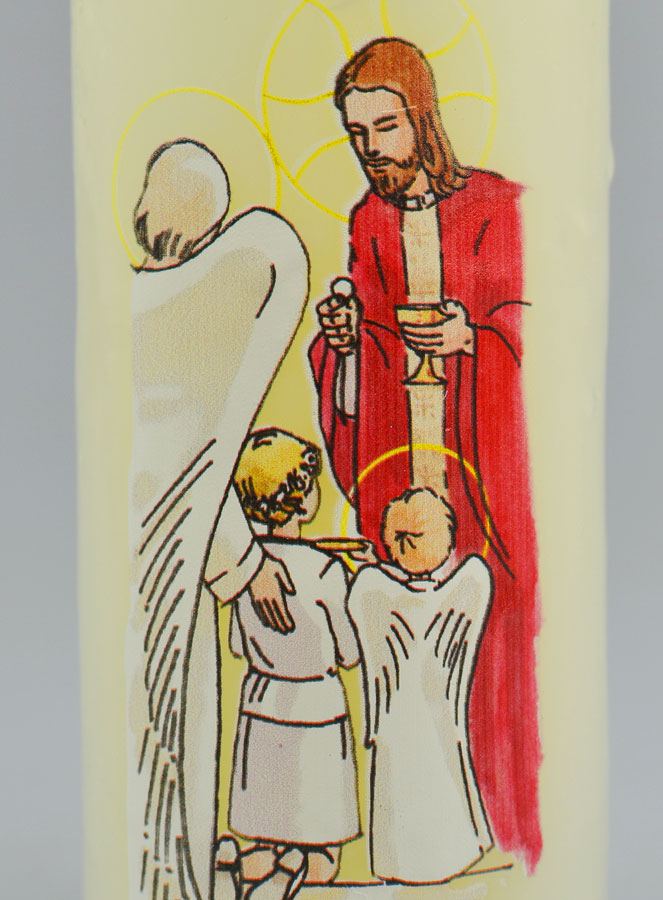 Bougie Cierge de Communion Pain des Anges - Fille Blonde (pic 3)