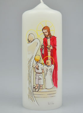 Cierge de Communion Pain des Anges - Garçon Blond (pic 1)