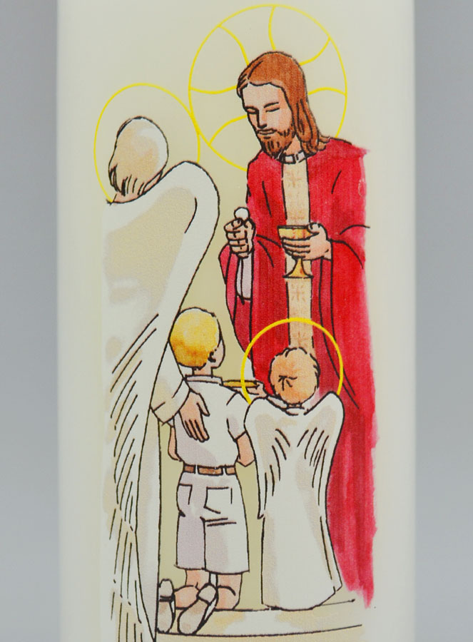 Cierge de Communion Pain des Anges - Garçon Blond (pic 3)