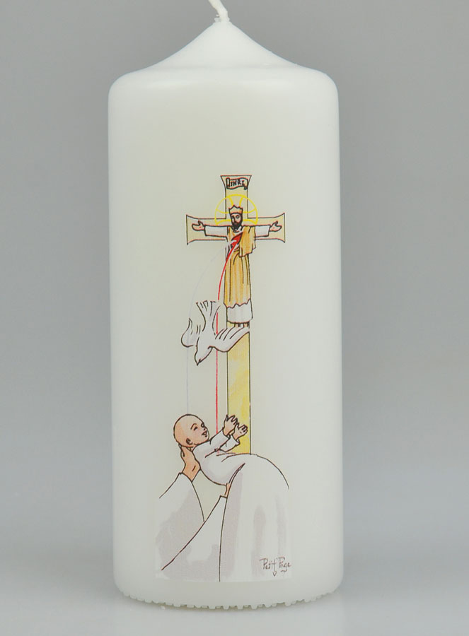 Bougie Cierge de Baptême - Baptisé dans l'Esprit Saint (pic 2)