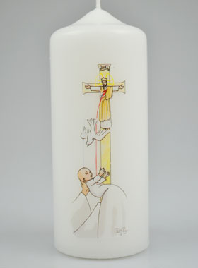 Cierge de Baptême - Baptême de l'Esprit Saint (pic 1)