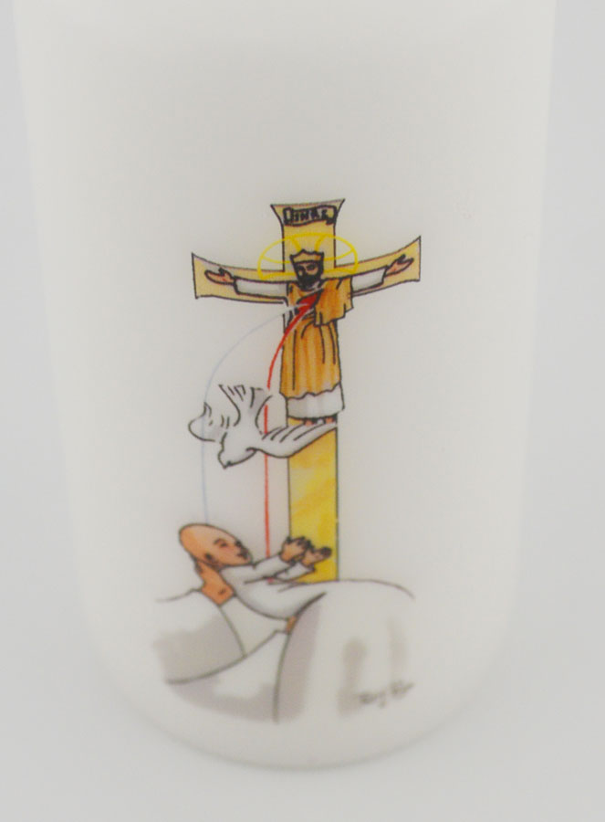 Cierge de Baptême - Colombe du Saint-Esprit (pic 4)