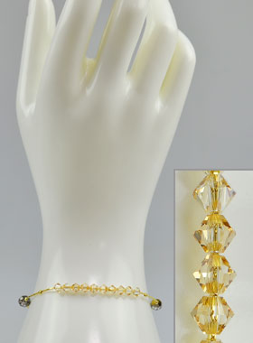 Dizainier en Cristal Ambre & Or (pic 3)