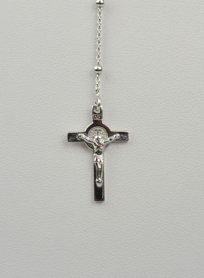 Chapelet en Argent 925/1000 de Saint Benoît (pic 4)
