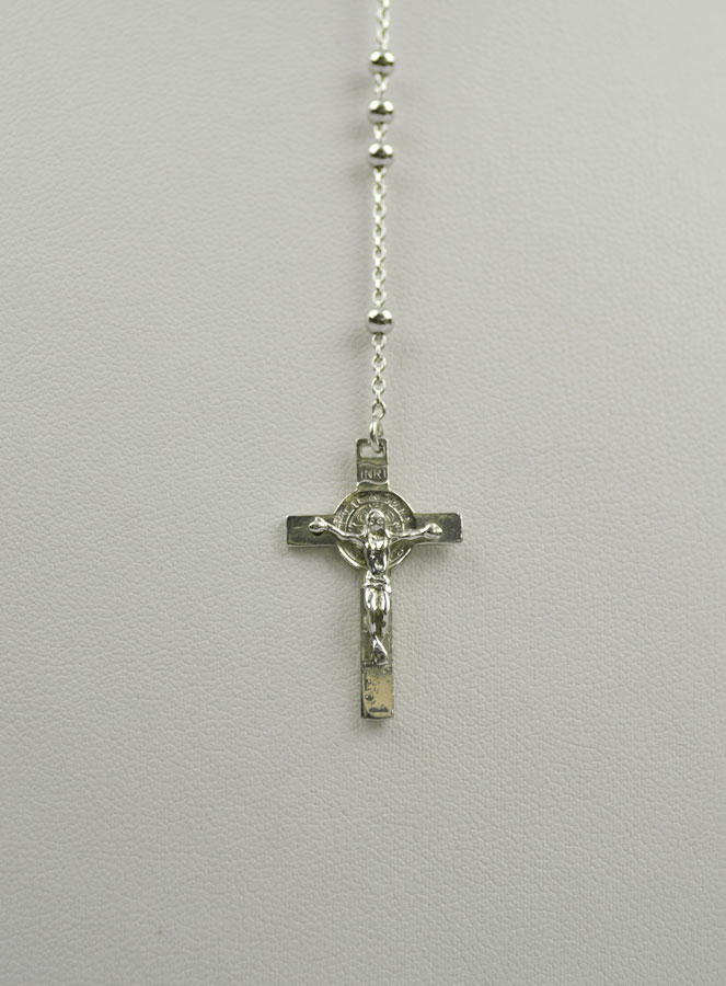 Chapelet Collier de Saint Benoît en Argent 925/1000 (pic 3)