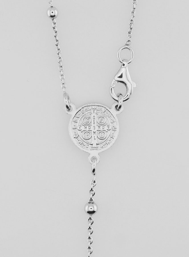 Chapelet Collier de Saint Benoît en Argent 925/1000 (pic 4)