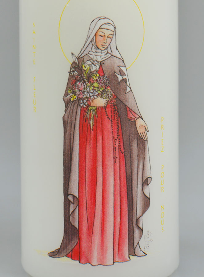 Bougie Cierge Sainte Fleur (pic 3)
