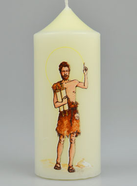 Bougie Cierge Saint Jean le Baptiste (pic 1)