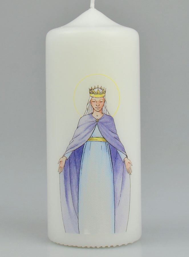 Bougie Cierge Sainte Marie Reine du Ciel (pic 2)