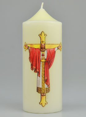 Bougie Cierge Christ Roman (pic 1)
