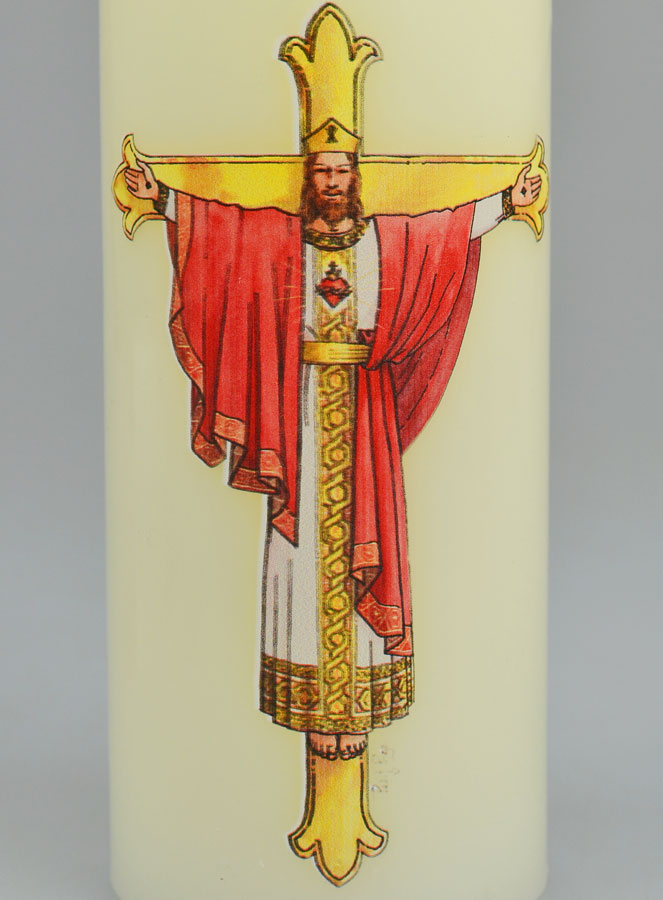 Bougie Cierge Christ Roman (pic 3)