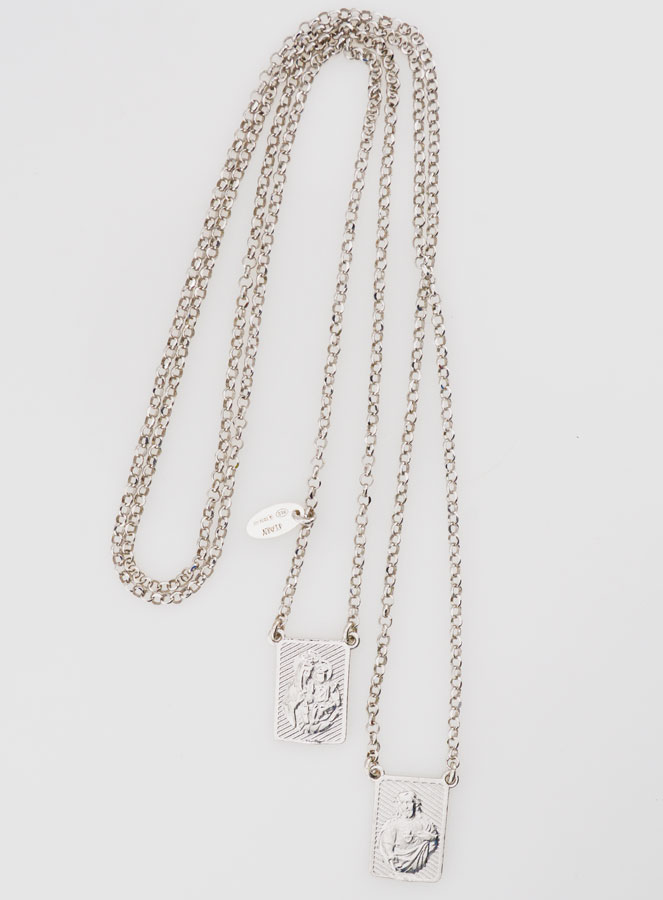 Collier Scapulaire en Argent 925/1000 (pic 1)
