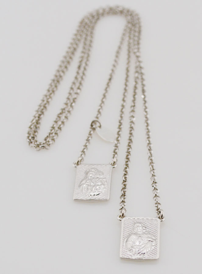 Collier Scapulaire en Argent 925/1000 (pic 3)
