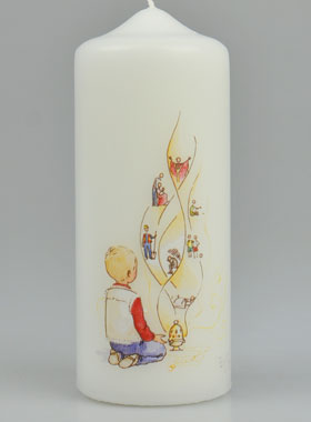 Cierge de Communion - Elévation des Prières par l'Encens (pic 1)
