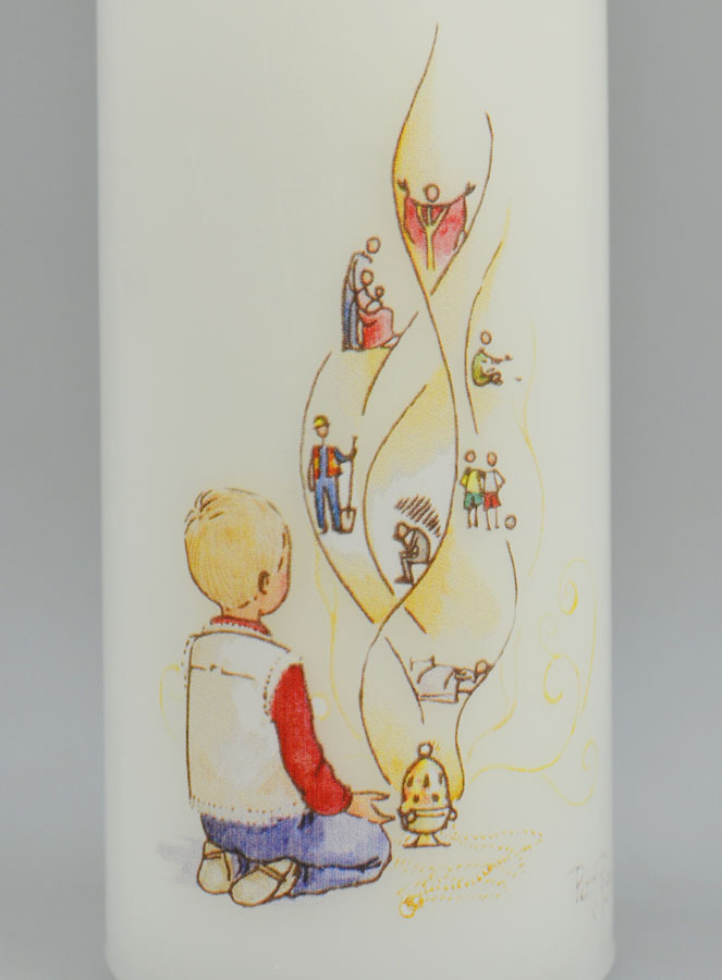 Cierge de Communion - Elévation des Prières par l'Encens (pic 3)