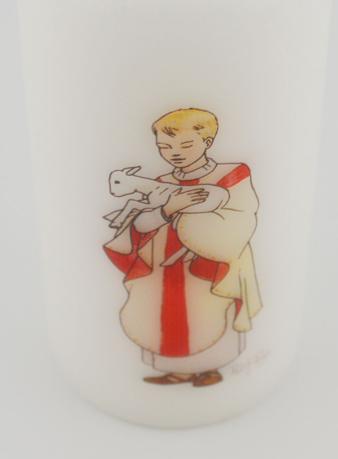 Cierge de Baptême - Prêtre Prophète et Roi (pic 4)