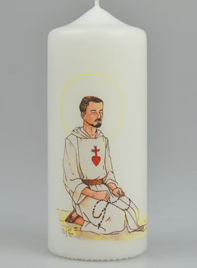 Bougie Cierge Saint Charles de Foucauld (pic 1)