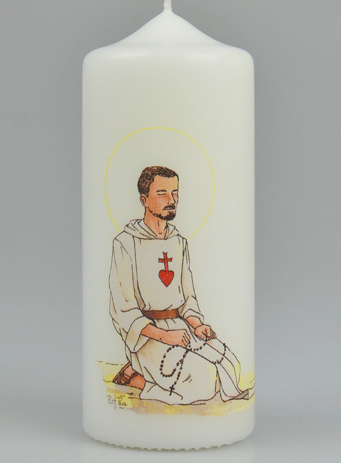 Bougie Cierge Saint Charles de Foucauld (pic 2)