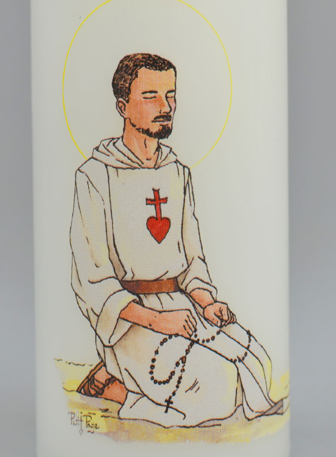 Bougie Cierge Saint Charles de Foucauld (pic 3)
