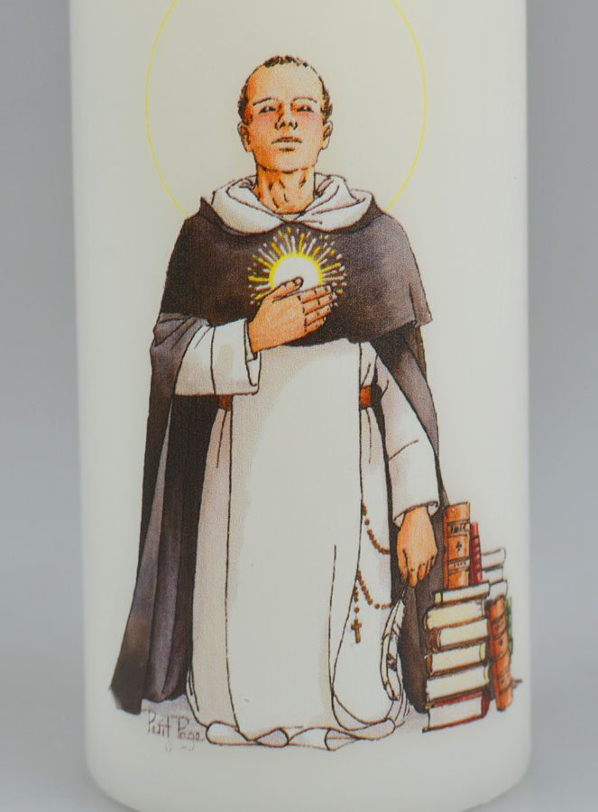 Bougie Cierge de Saint Thomas d'Aquin (pic 3)