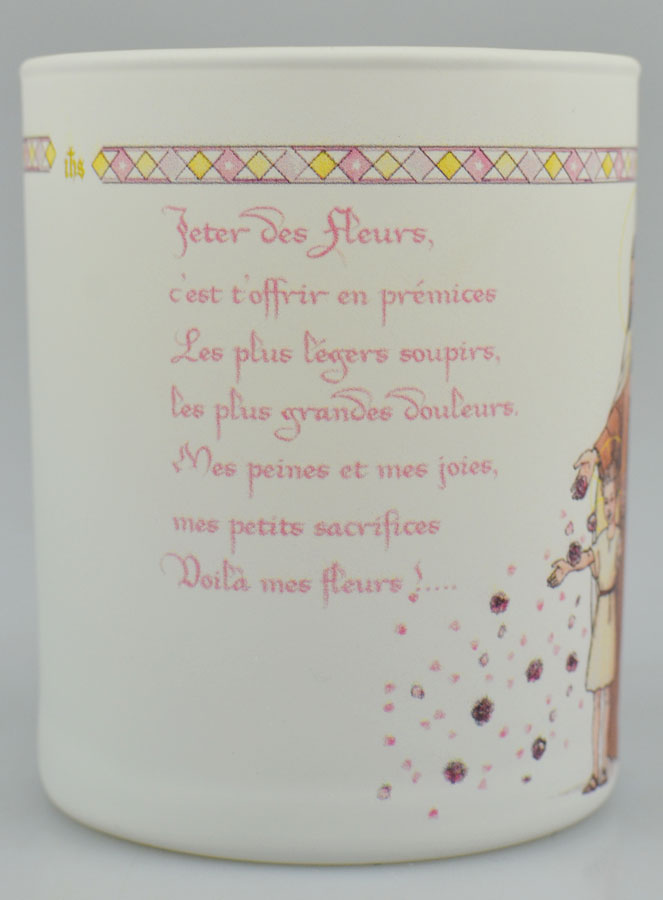 Bougie Parfumée Luxe Sainte Thérèse de Lisieux avec Prière (pic 3)
