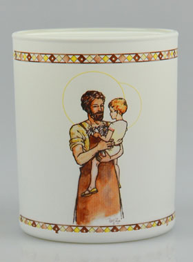 Bougie Parfumée Luxe Saint Joseph avec Prière (pic 1)