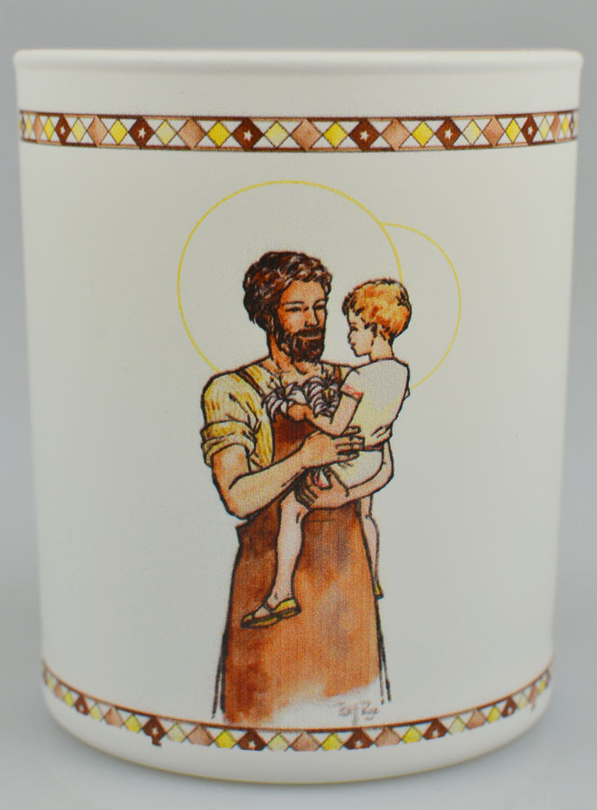Bougie Parfumée Luxe Saint Joseph avec Prière (pic 2)