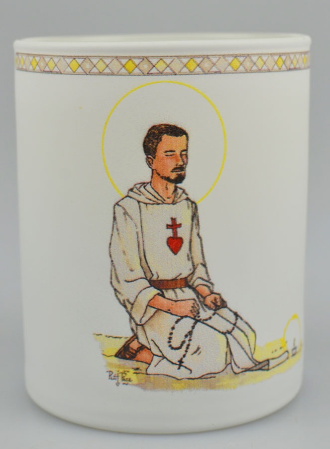 Bougie Parfumée Luxe Saint Charles de Foucauld & Prière (pic 2)
