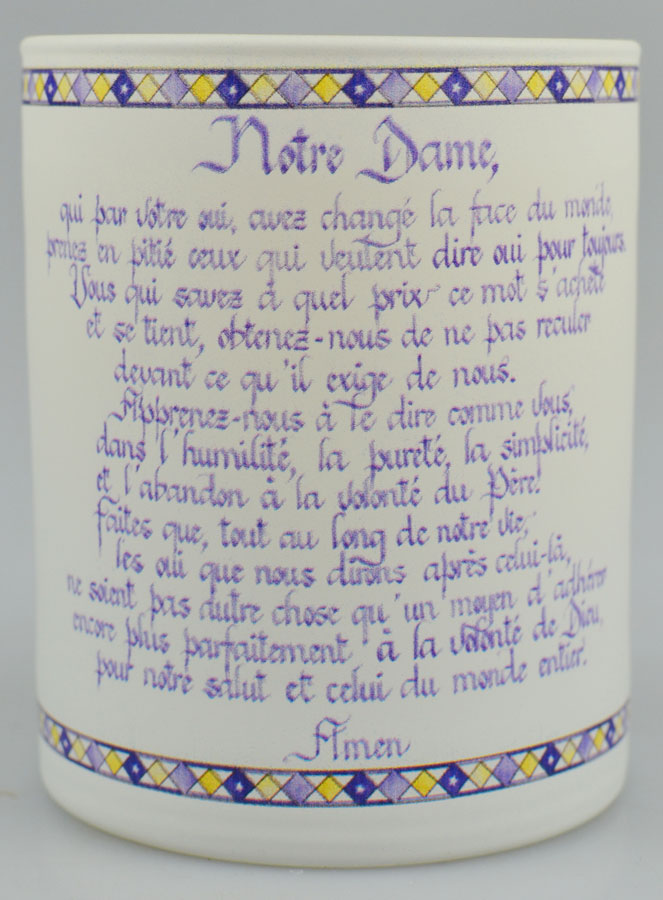 Bougie Parfumée Luxe Sainte Marie Reine & Prière (pic 3)