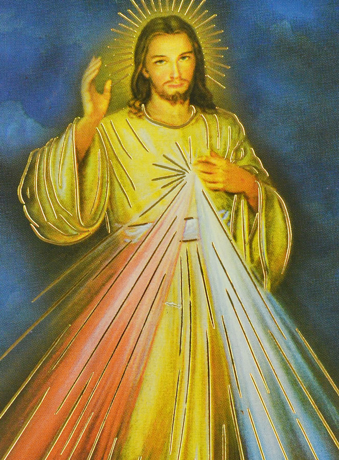 Icône Religieuse du Christ Miséricordieux - 15 cm (pic 3)