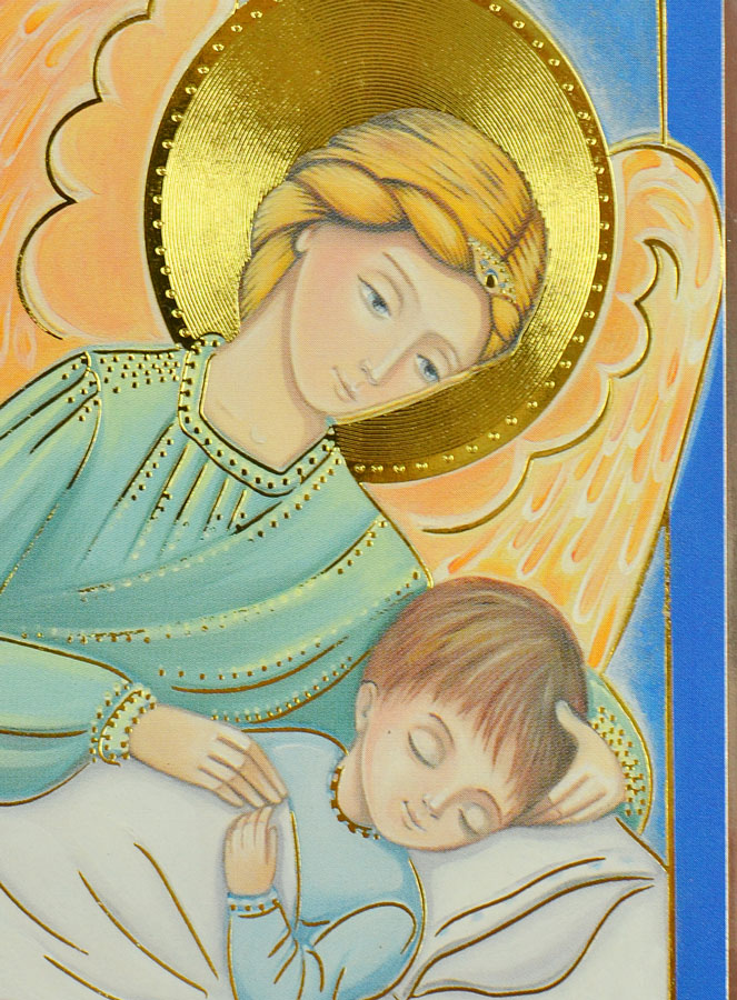 Icône Religieuse Ange-Gardien Protecteur - 15 cm (pic 3)