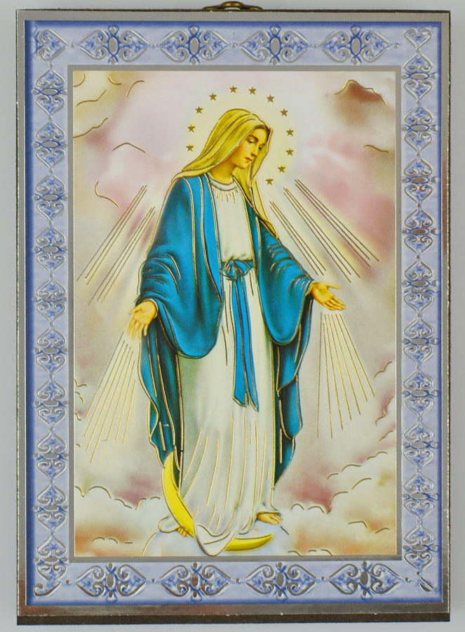Icône Religieuse Vierge Miraculeuse - 15 cm (pic 2)