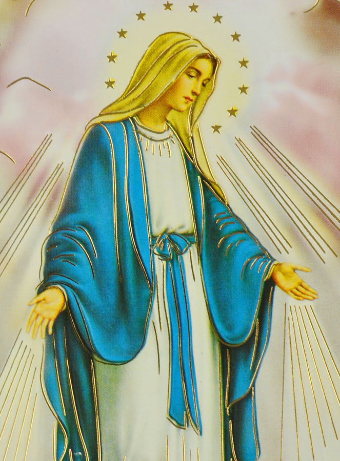 Icône Religieuse Vierge Miraculeuse - 15 cm (pic 3)