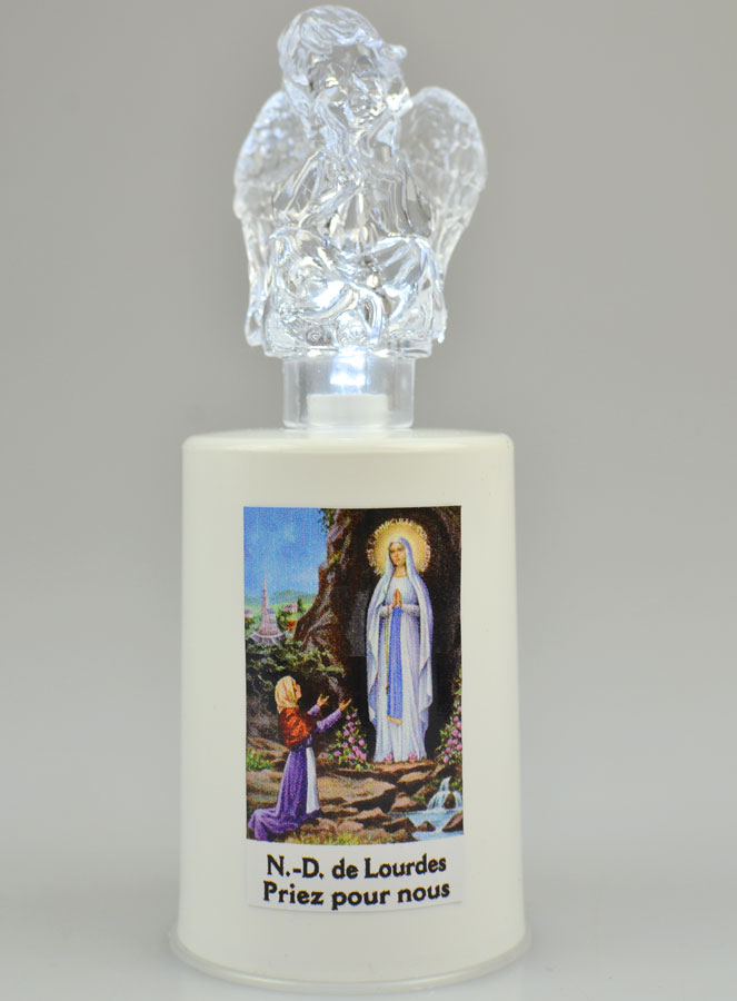 Bougie d'Église à Led Notre Dame de Lourdes - 60 jours (pic 2)