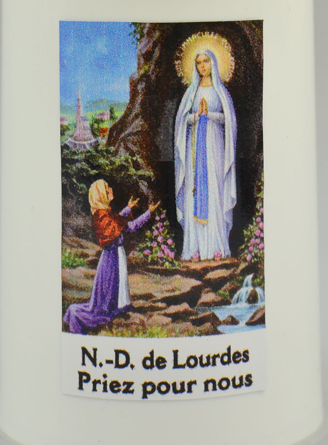 Bougie d'Église à Led Notre Dame de Lourdes - 60 jours (pic 3)
