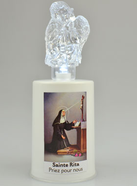 Bougie d'Église à Led Sainte Rita de Cascia - 60 jours (pic 1)