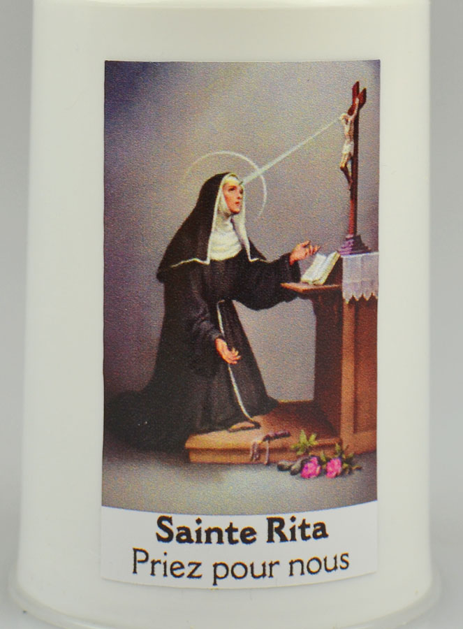 Bougie d'Église à Led Sainte Rita de Cascia - 60 jours (pic 3)