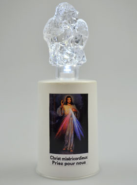 Bougie d'Église à Led Christ Miséricordieux - 60 jours (pic 1)