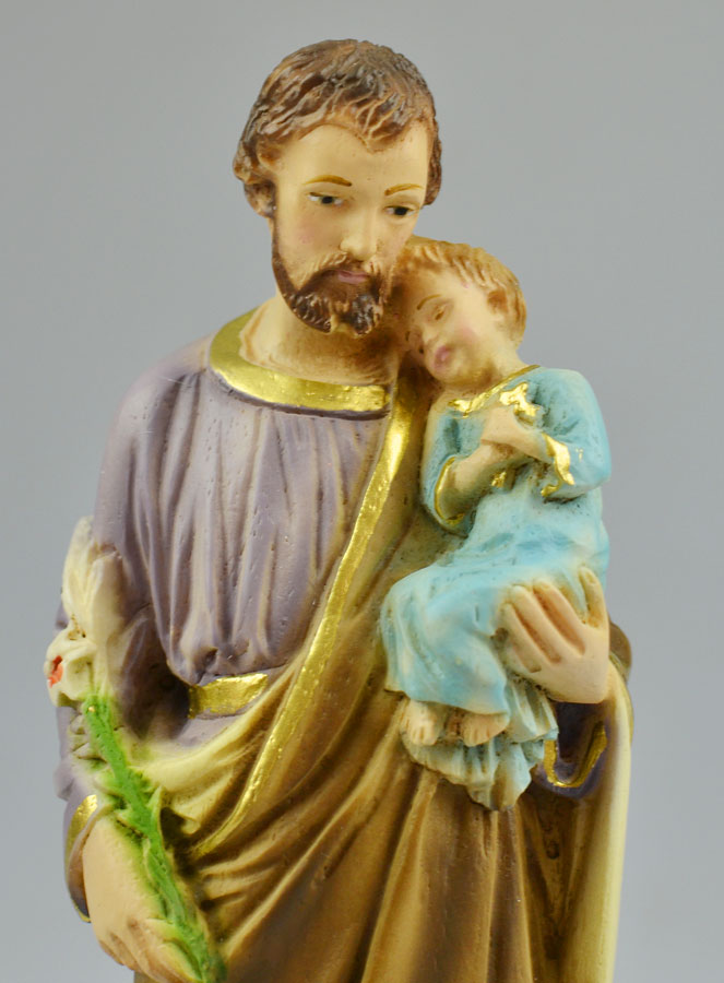 Statue de Saint Joseph en Résine Couleur - 20 cm (pic 3)