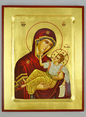 Icône Religieuse Vierge Marie Pleine de Grâce 22cm (pic 1)