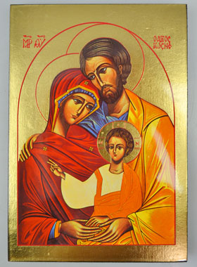 Icône Religieuse de la Sainte Famille - 19cm (pic 1)