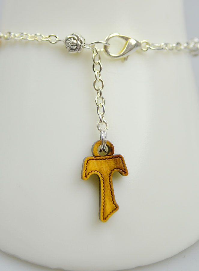 Bracelet Religieux Dizainier Croix de Tau (pic 4)
